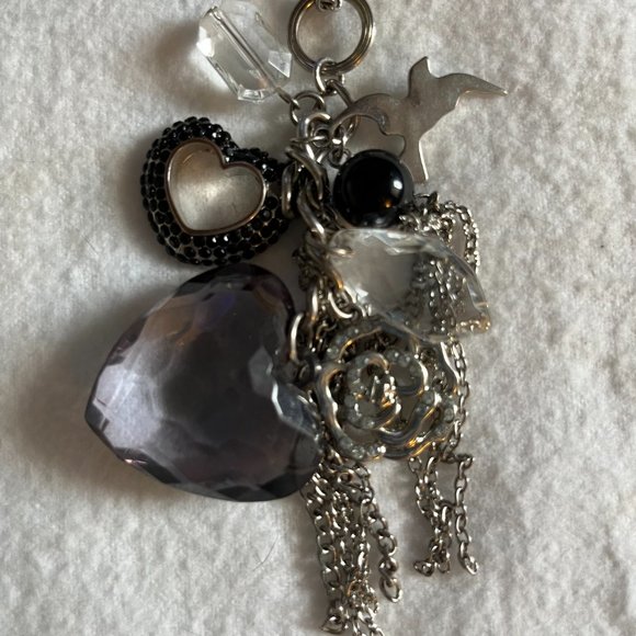 Jewelry - ‘Funky’ Silver Tone w/ Crystals & Charms by Avenue